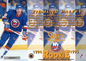 1994-95 Select #196 Zigmund Palffy Back