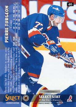 1994-95 Select #46 Pierre Turgeon Back