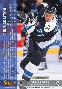 1994-95 Select #77 Chris Gratton Back