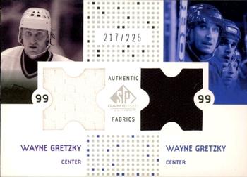 2002-03 SP Game Used - Authentic Fabrics #CF-WG Wayne Gretzky Front