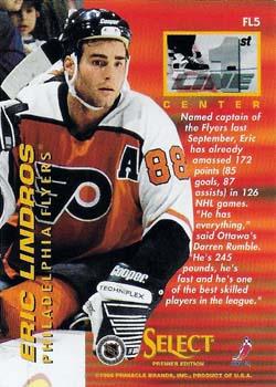 1994-95 Select - First Line #FL5 Eric Lindros Back