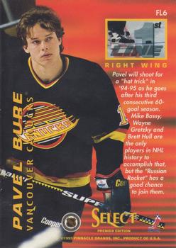 1994-95 Select - First Line #FL6 Pavel Bure Back