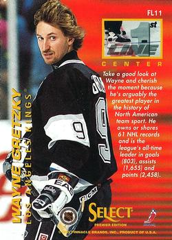 1994-95 Select - First Line #FL11 Wayne Gretzky Back