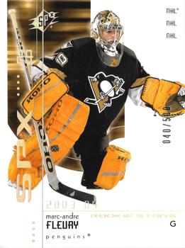 Marc-Andre Fleury - Player's cards since 2003 - 2016