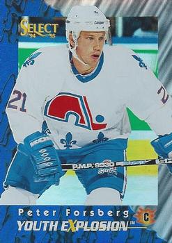 1994-95 Select - Youth Explosion #YE 7 Peter Forsberg Front