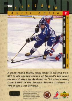 1994-95 SP #161 Antti Aalto Back