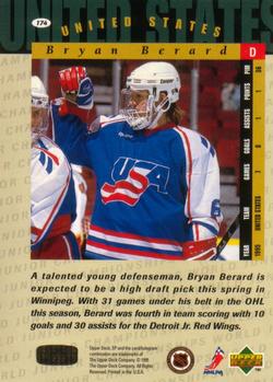 1994-95 SP #174 Bryan Berard Back
