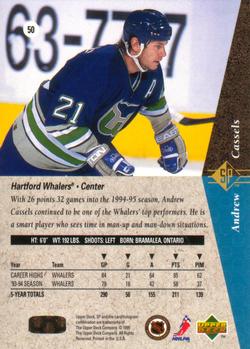 1994-95 SP #50 Andrew Cassels Back