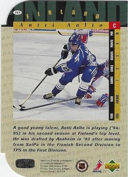1994-95 SP - Die Cut #161 Antti Aalto Back