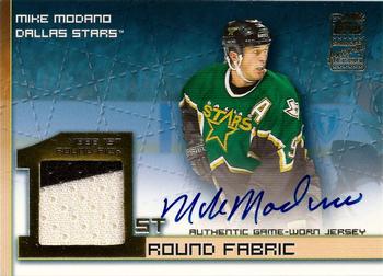 2002-03 Topps - First Round Fabric Autographs #FRF-MM Mike Modano Front