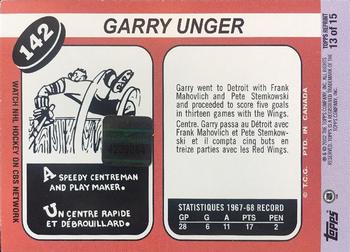 2002-03 Topps - Rookie Reprints Autographs #13 Garry Unger Back