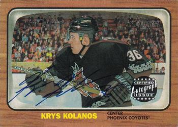 2002-03 Topps Heritage - Autographs Blue #RO-KK Krystofer Kolanos Front