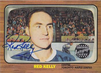 2002-03 Topps Heritage - Reprint Autographs #TMLA-RK Red Kelly Front