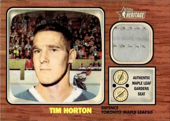 2002-03 Topps Heritage - Reprint Relics #TMLS-TH Tim Horton Front
