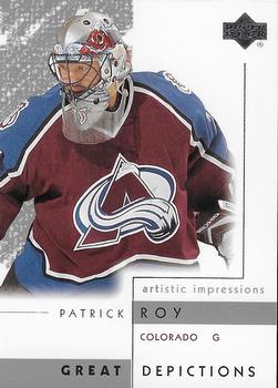2002-03 Upper Deck Artistic Impressions - Great Depictions #GD2 Patrick Roy Front