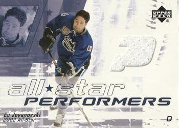 2002-03 Upper Deck - All-Star Performers #AS-EJ Ed Jovanovski Front