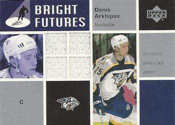 2002-03 Upper Deck - Bright Futures #BF-DA Denis Arkhipov Front