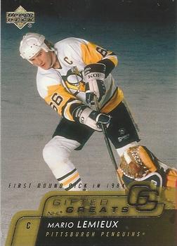 2002-03 Upper Deck - Gifted Greats #GG13 Mario Lemieux Front