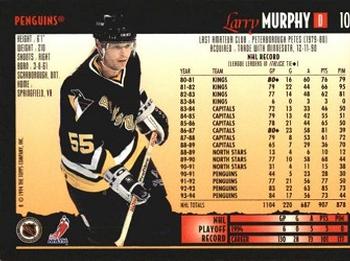 1994-95 Topps Premier #10 Larry Murphy Back