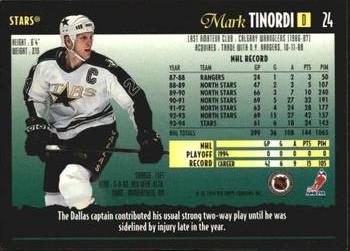 1994-95 Topps Premier #24 Mark Tinordi Back
