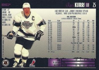 1994-95 Topps Premier #25 Jari Kurri Back