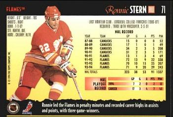 1994-95 Topps Premier #71 Ronnie Stern Back