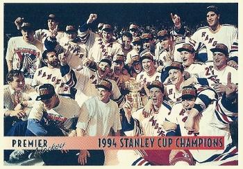 1994-95 Topps Premier #120 1994 Stanley Cup Champions Front