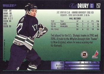 1994-95 Topps Premier #157 Ted Drury Back