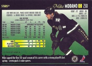 1994-95 Topps Premier #230 Mike Modano Back