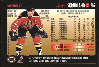 1994-95 Topps Premier #265 Brian Skrudland Back