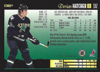 1994-95 Topps Premier #332 Derian Hatcher Back