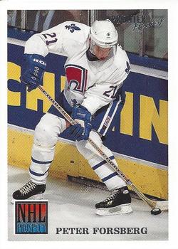 1994-95 Peter Forsberg Quebec Nordiques Practice Worn Jersey