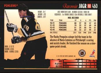 1994-95 Topps Premier #460 Jaromir Jagr Back