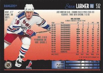 1994-95 Topps Premier #532 Steve Larmer Back