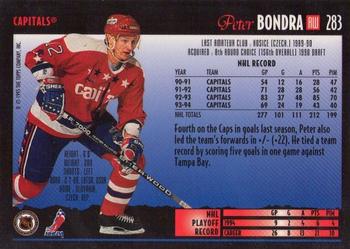 1994-95 Topps Premier #283 Peter Bondra Back