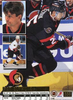 1994-95 Ultra #338 Pat Elynuik Back