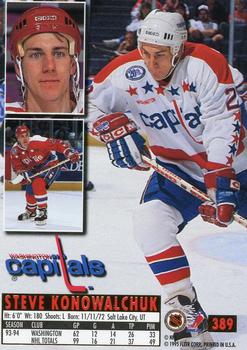 1994-95 Ultra #389 Steve Konowalchuk Back