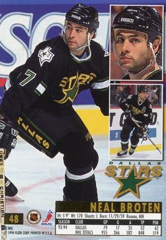 NEAL BROTEN  Dallas Stars 1994 Away CCM Throwback NHL Hockey Jersey