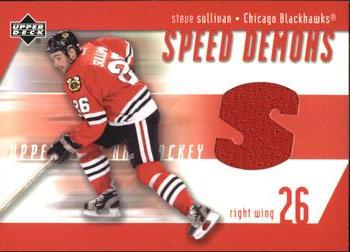 2002-03 Upper Deck - Speed Demons #SD-SS Steve Sullivan Front