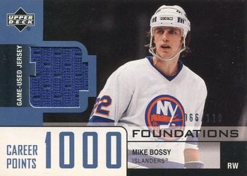 2002-03 Upper Deck Foundations - 1000 Point Club #MB Mike Bossy Front