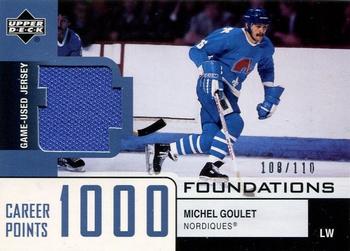 2002-03 Upper Deck Foundations - 1000 Point Club #MG Michel Goulet Front