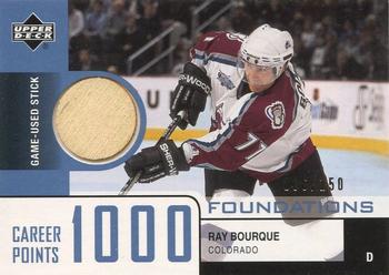 2002-03 Upper Deck Foundations - 1000 Point Club #BO2 Ray Bourque Front