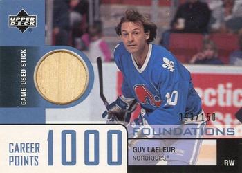 2002-03 Upper Deck Foundations - 1000 Point Club #LA3 Guy Lafleur Front
