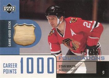 2002-03 Upper Deck Foundations - 1000 Point Club #MI Stan Mikita Front
