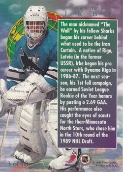 1994-95 Ultra - Global Greats #3 Arturs Irbe Back