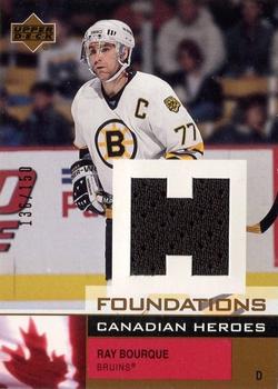 2002-03 Upper Deck Foundations - Canadian Heroes #C-BO Ray Bourque Front