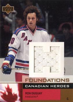 2002-03 Upper Deck Foundations - Canadian Heroes #C-RD Ron Duguay Front