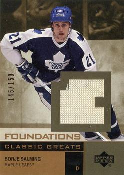 2002-03 Upper Deck Foundations - Classic Greats #G-BS Borje Salming Front