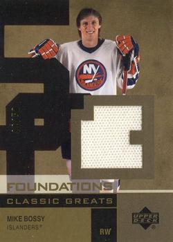 2002-03 Upper Deck Foundations - Classic Greats Gold #G-MB Mike Bossy Front