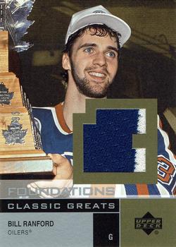 2002-03 Upper Deck Foundations - Classic Greats Silver #G-BR Bill Ranford Front